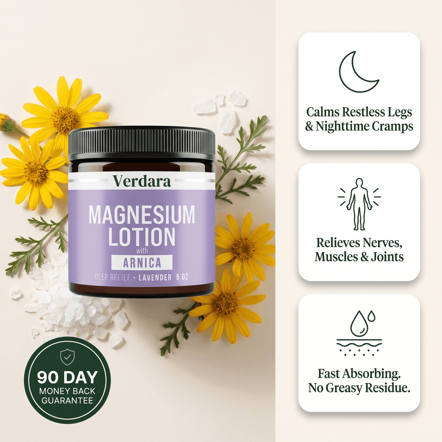 Verdara Release™ - Magnesium Arnica Cream