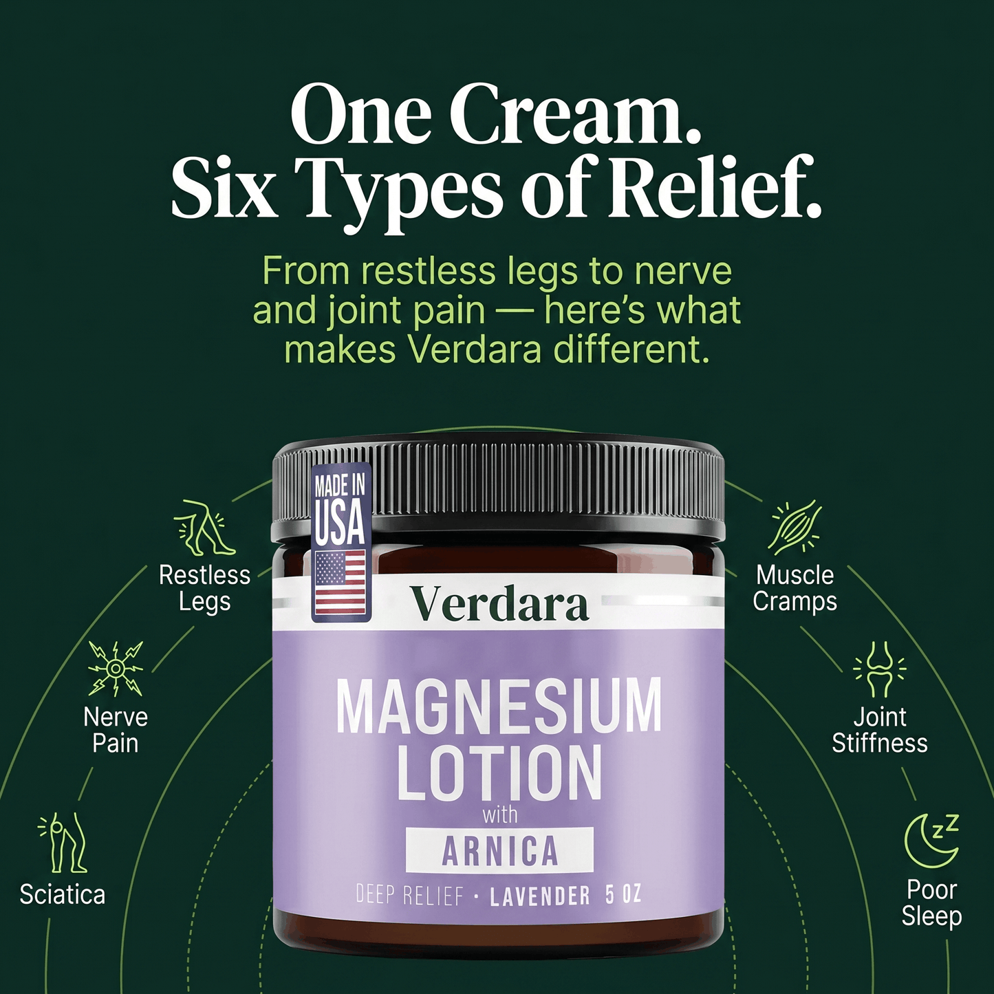 Verdara Release™ - Magnesium Arnica Cream