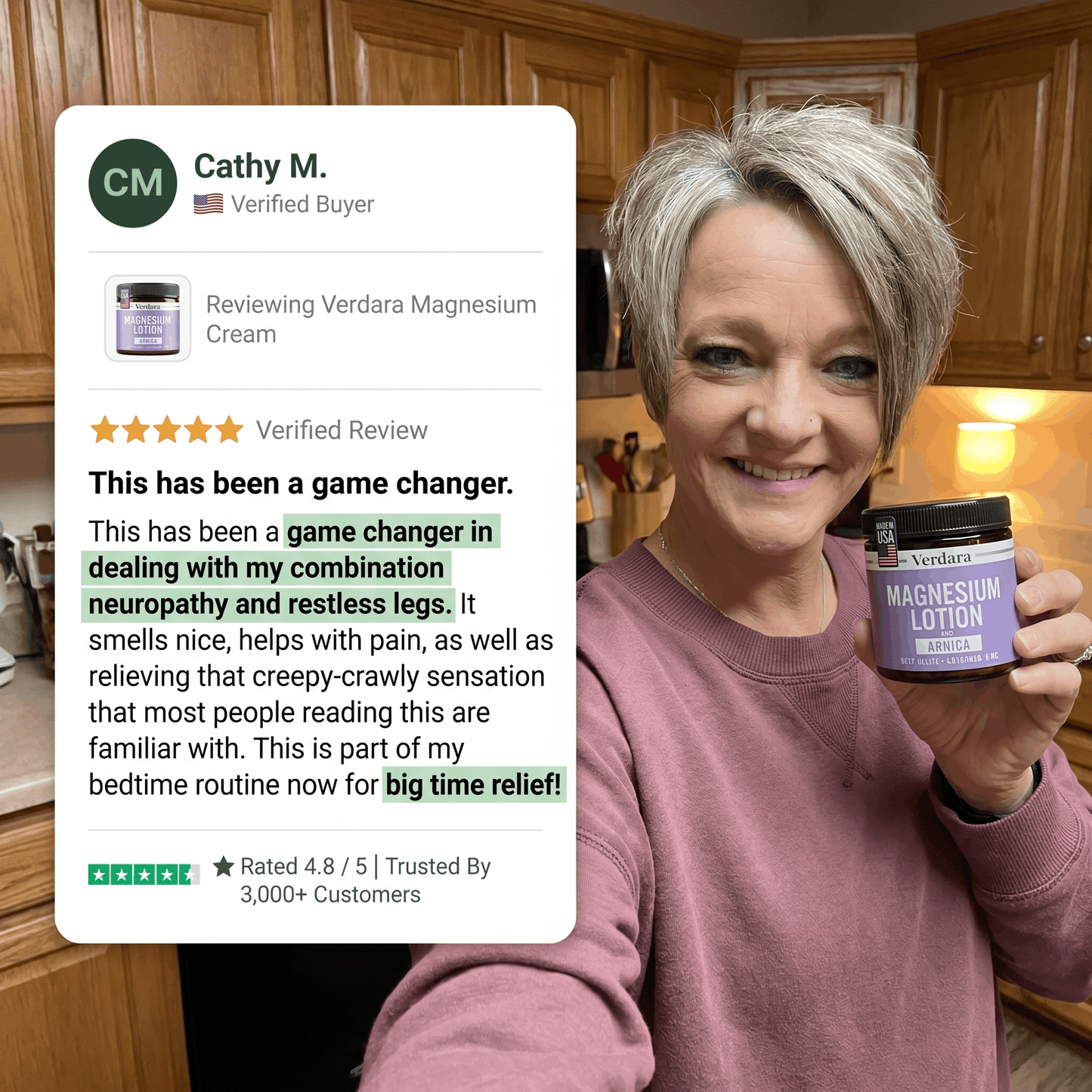 Verdara Release™ - Magnesium Arnica Cream