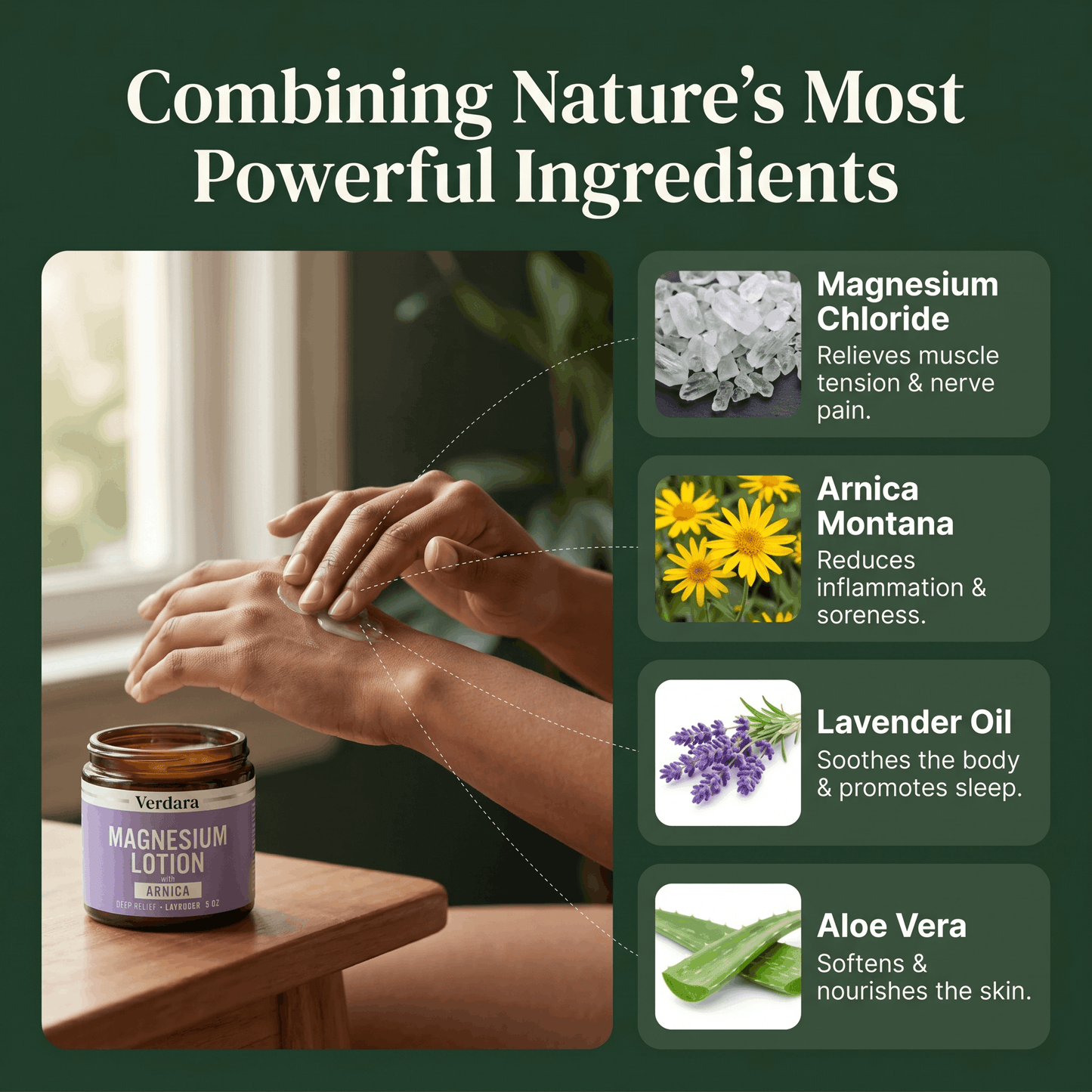 Verdara Release™ - Magnesium Arnica Cream